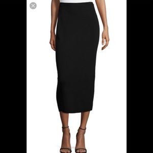 Eileen Fisher Long MIDI Pencil Skirt. Navy Blue